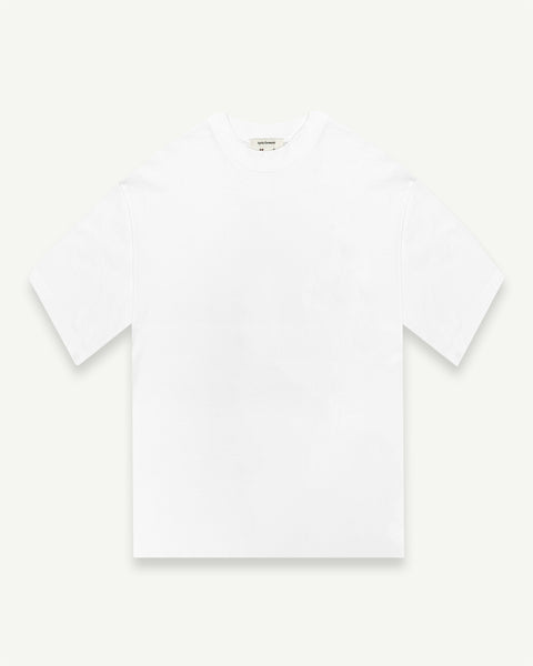 10oz FITTED T-SHIRT - WHITE