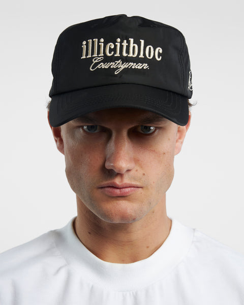 COUNTRYMAN NYLON CAP - BLACK