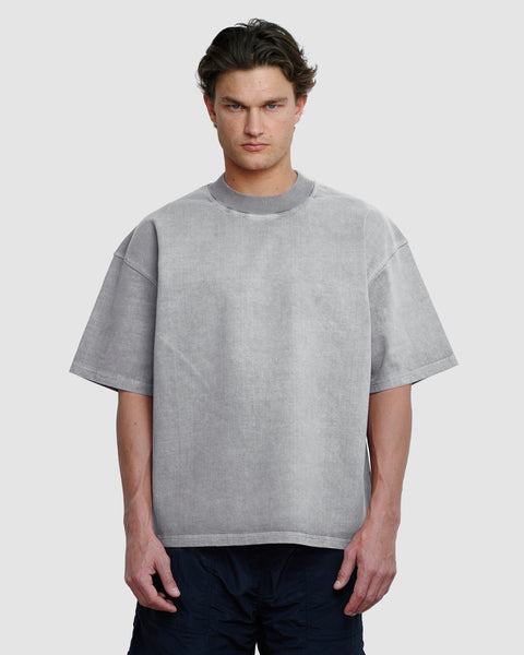 BLANK T-SHIRT - POWDER GREY