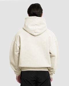 BLANK HOODIE - ECRU