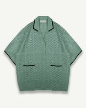 Load image into Gallery viewer, KNITTED CROCHET SHIRT - GREEN
