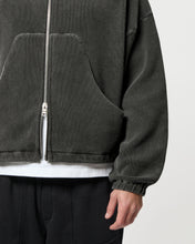 Load image into Gallery viewer, OTTOMAN TRACK JACKET - WASHED BLACK
