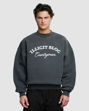 Load image into Gallery viewer, IRON BRAND SWEATSHIRT - WASHED BLACK
