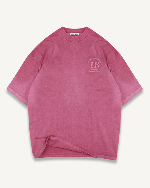 IB SPORTSWEAR T-SHIRT - WASHED MAGENTA