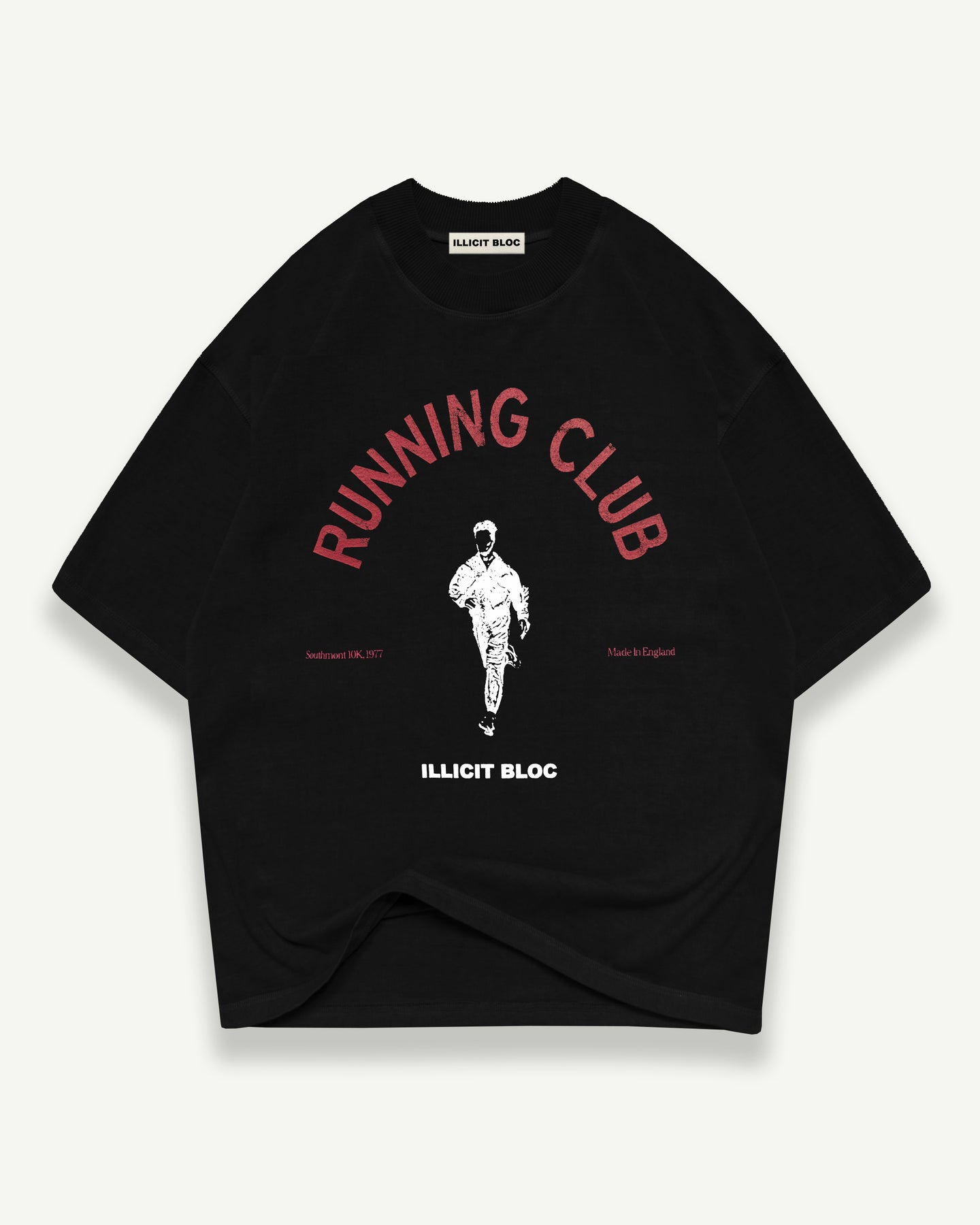 RUNNING CLUB T-SHIRT - BLACK