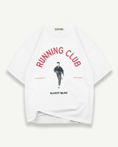 RUNNING CLUB T-SHIRT - WHITE