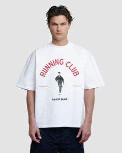 RUNNING CLUB T-SHIRT - WHITE