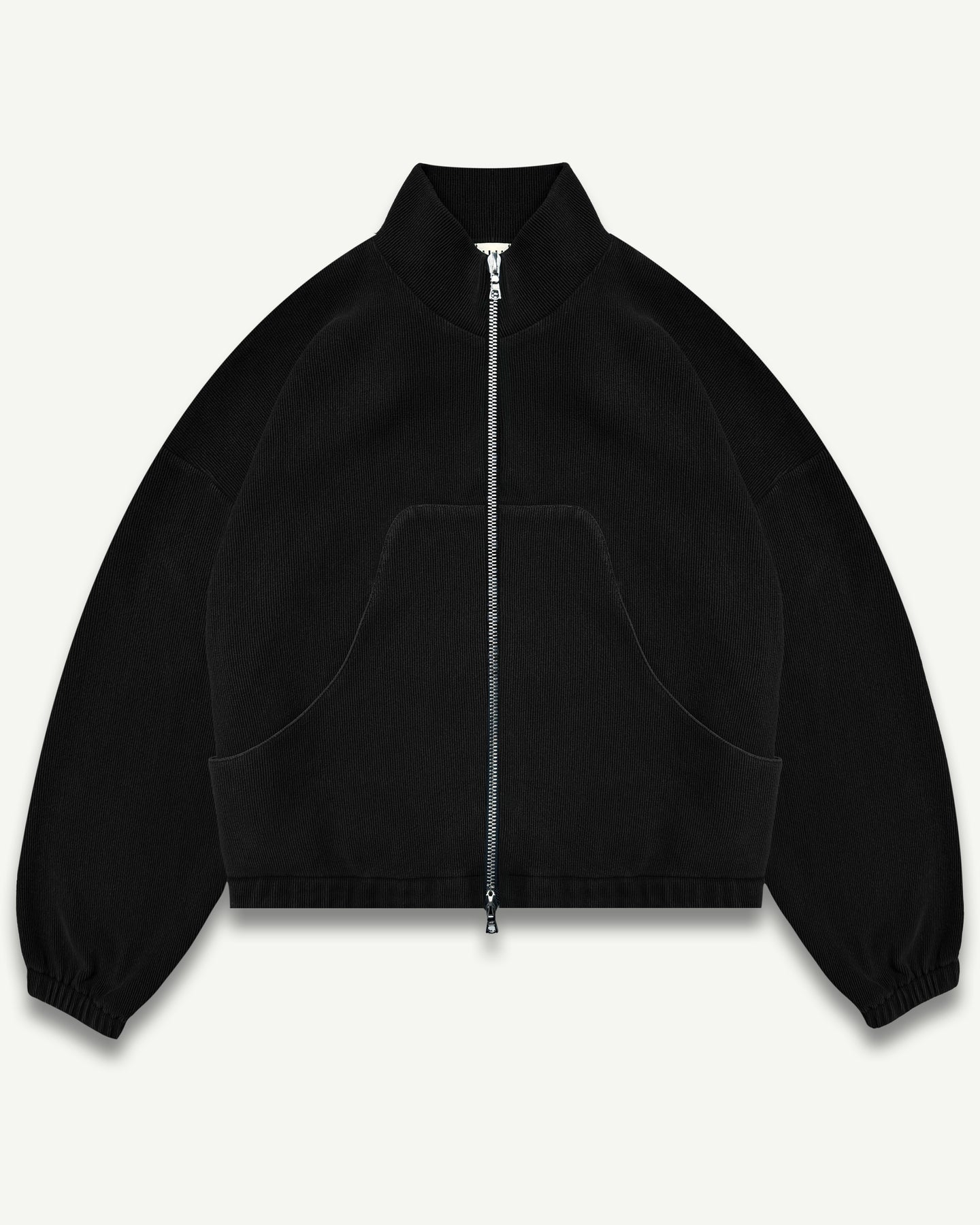 OTTOMAN TRACK JACKET - BLACK