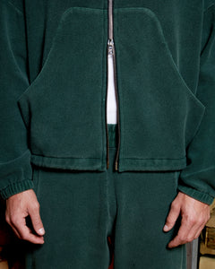 OTTOMAN TRACK JACKET - WASHED GREEN