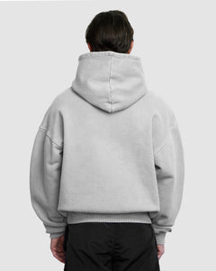 BLANK HOODIE - POWDER GREY