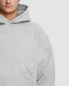 BLANK HOODIE - POWDER GREY