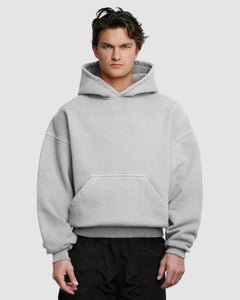 BLANK HOODIE - POWDER GREY