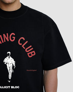 RUNNING CLUB T-SHIRT - BLACK